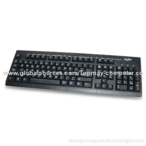 Multimedia Keyboard with 18 Hot Keys and Easy Web Navigation, Available in Various Colors